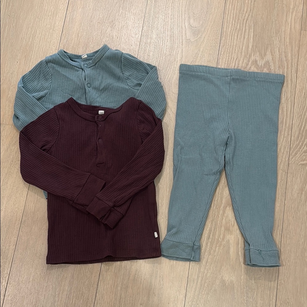 Mori Ribbed Pajama Bundle